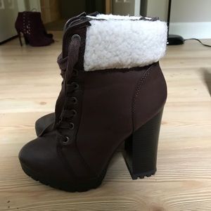 Charlotte Russe heeled boots